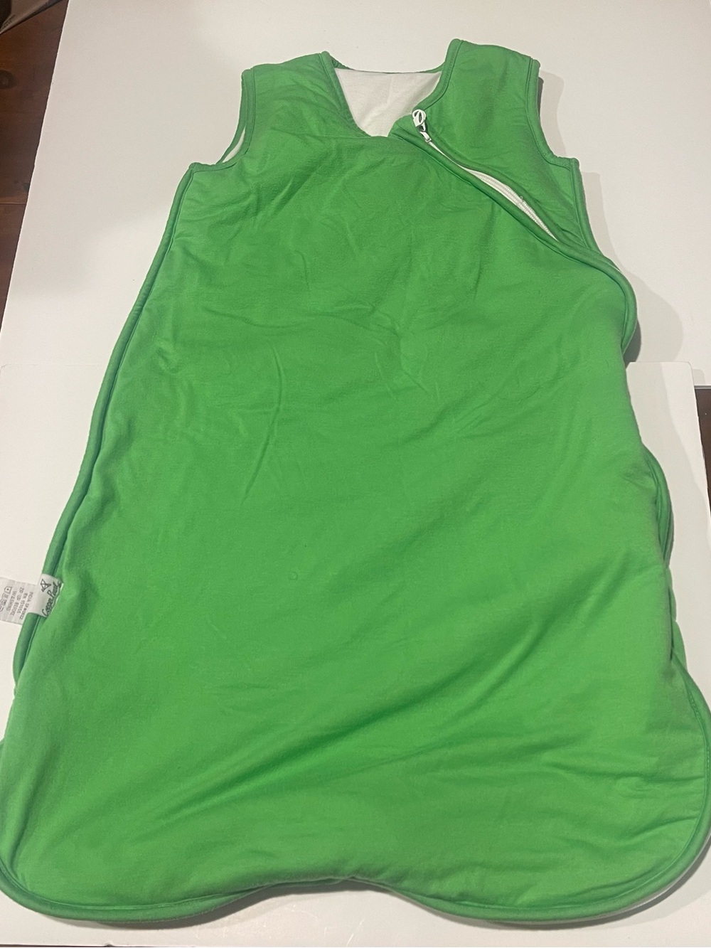 Copper pearl 6-12m Green Sleeveless Baby Sleep Sack - Soft Cozy Wearable Blanket